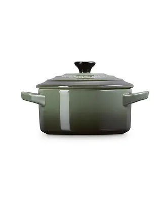 LE CREUSET | Mini-Cocotte POTERIE 10cm/0,2L Azure | dunkelgrün